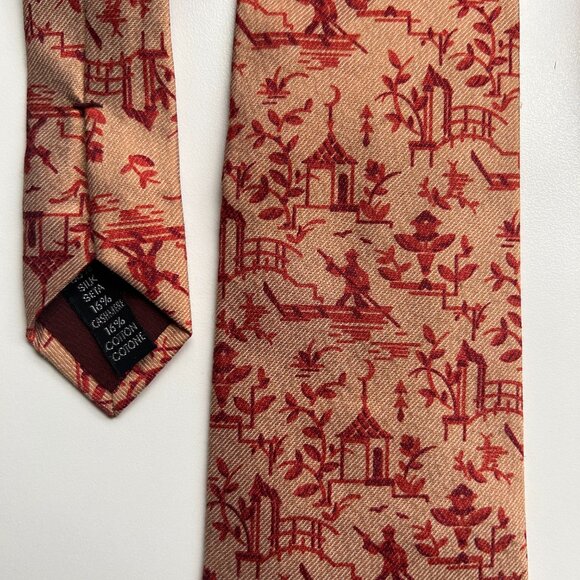 90s Salvatore Ferragamo Silk Tie - Picture 2 of 3
